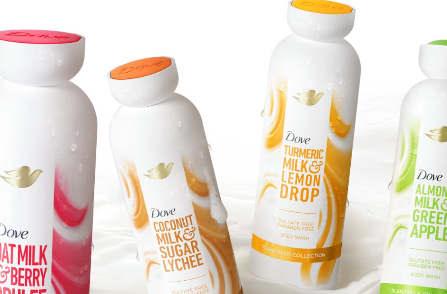 Dove and Chamberlain Coffee team up for plant-based milk body wash