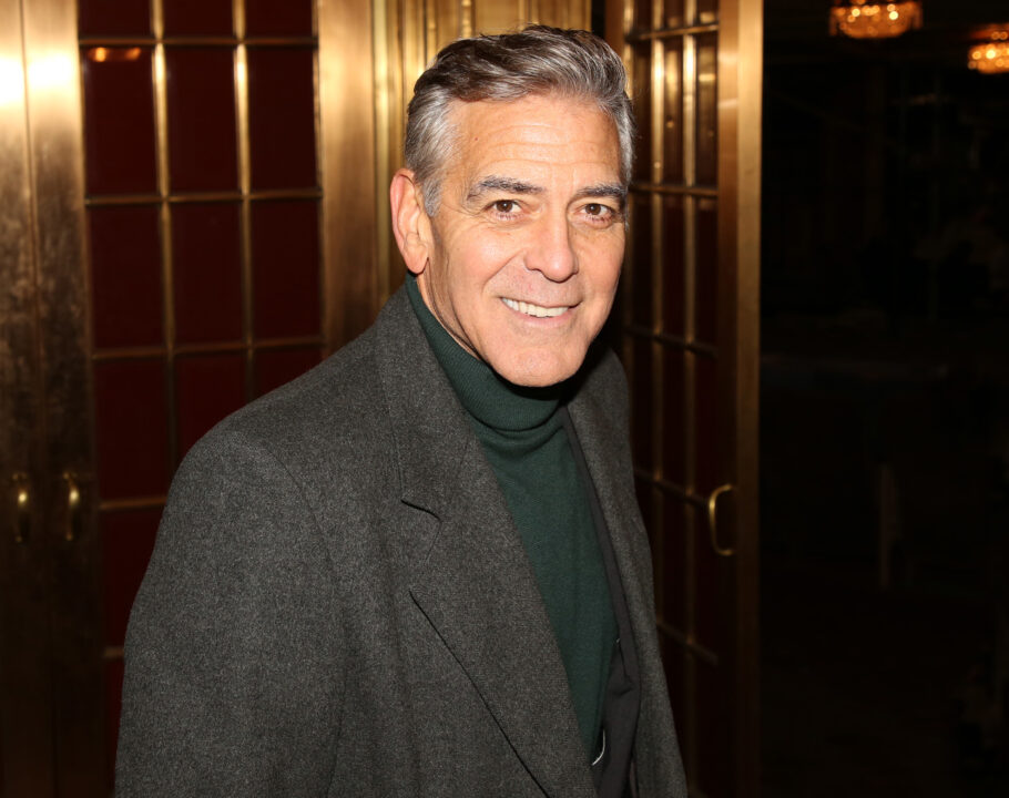 George Clooney attends a press event announcing the complete Broadway cast of "Good Night, And Good Luck" at The Wintergarden Theatre on February 6, 2025 in New York City.
