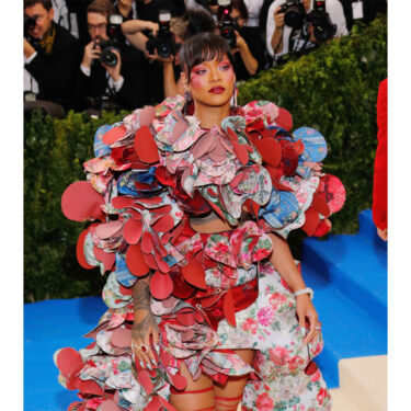 Rihanna attends 'Rei Kawakubo/Comme des Garçons:Art of the In-Between' Costume Institute Gala at Metropolitan Museum of Art on May 1, 2017 in New York City.